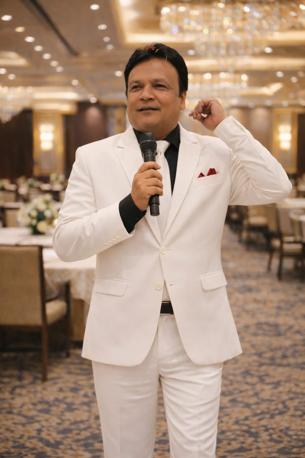 Dr Anand Bajpai speaking at an event